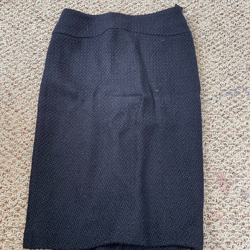 Knit mini skirt